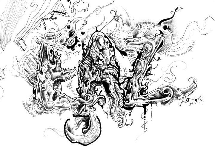 Analog and Digital Doodles by Edgar Andrés Zorrilla