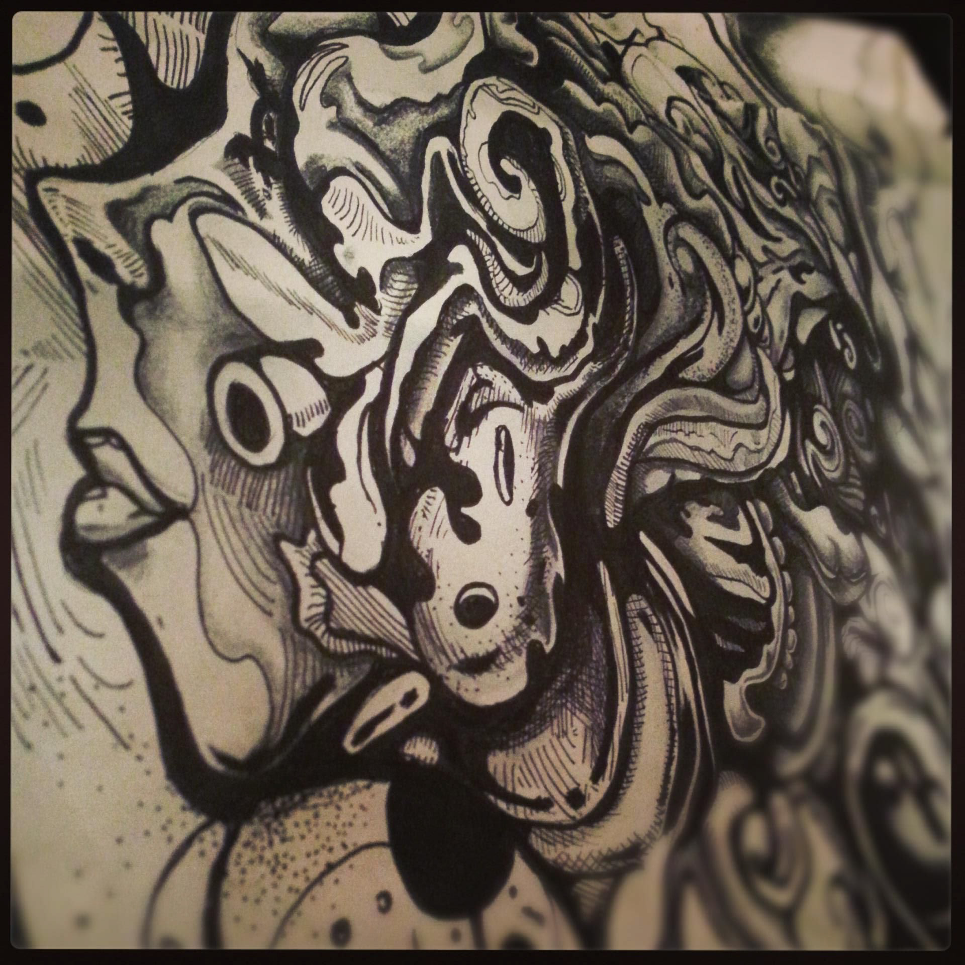 Analog and Digital Doodles by Edgar Andrés Zorrilla