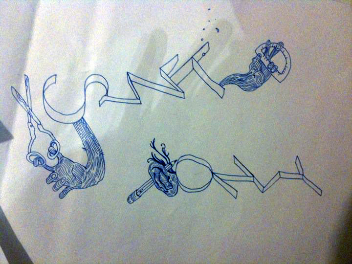 Analog and Digital Doodles by Edgar Andrés Zorrilla