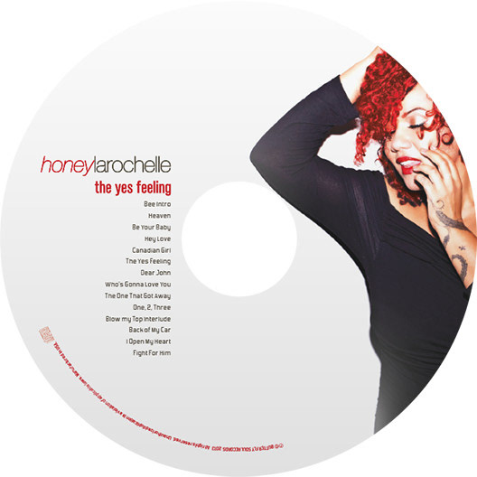 Honey Larochelle album artwork and packaging design