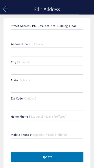 Vitamin Shoppe digital wireframe and UX design